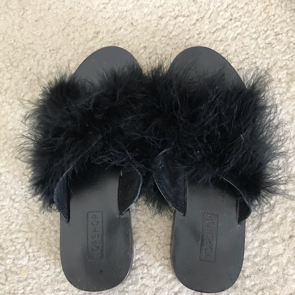 Topshop Fluffy slipper